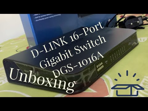 D-LINK 16-Port Gigabit Switch DGS-1016A ||Unboxing 2021|| D-LINK 16-Port Gigabit Switch DGS-1016A ||Unboxing 2021||