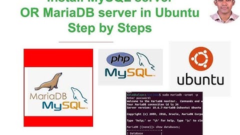 Install Mysql / mariadb server in ubuntu - step by steps