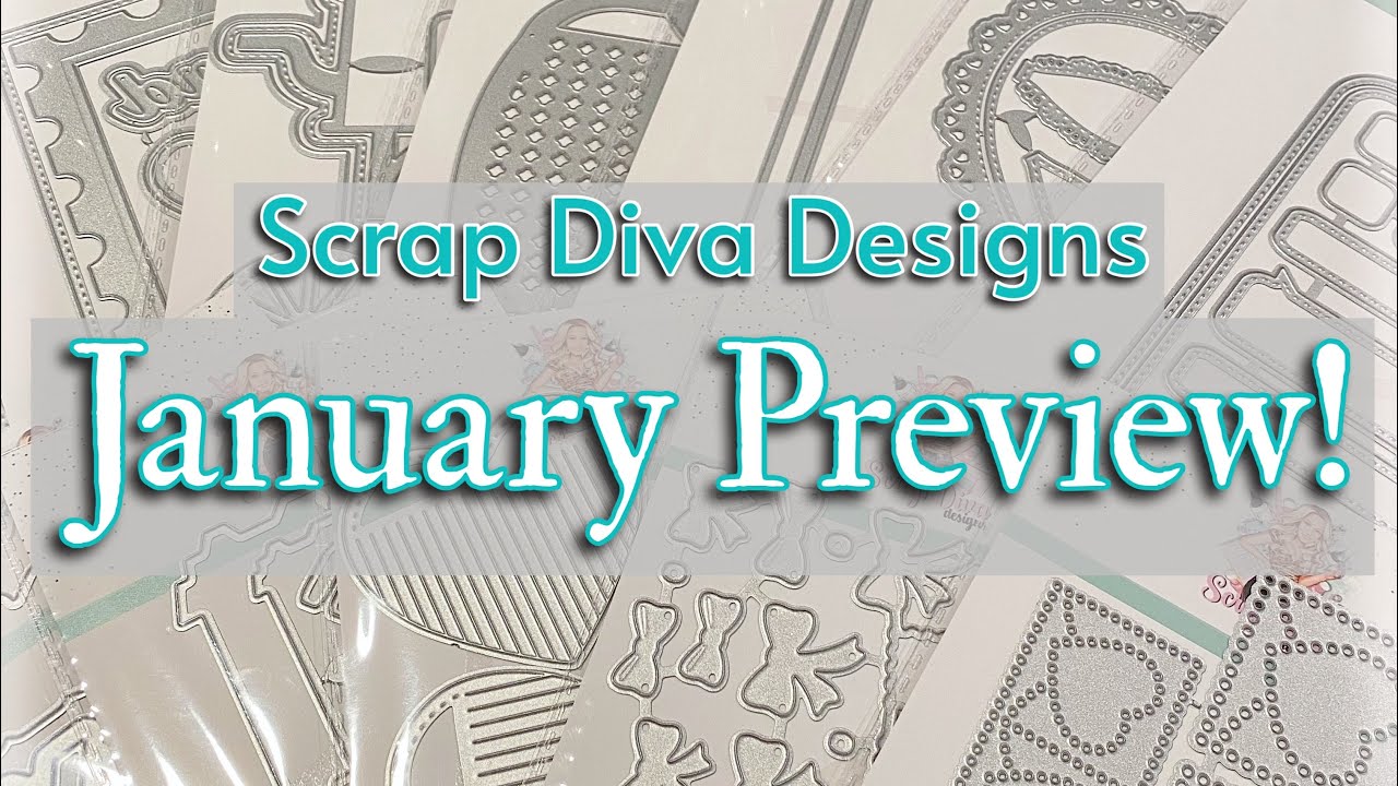 *SNEAK PEEK* January release from Scrap Diva Designs! Available 1/1/24