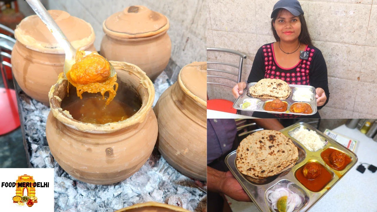 Champaran Style Egg Curry Handi Thali at Rs 80/- only | Street food