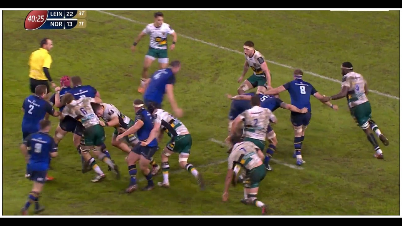 Leinster Rugby vs Northampton Saints Round 3 Champions Cup Rugby Union Match Highlights