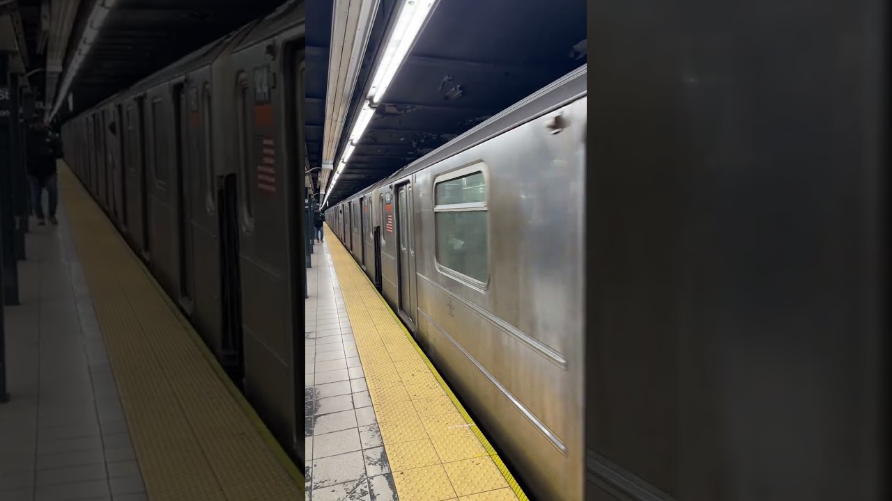 R62 3 train leaving 34th-Penn