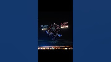 「ソロのミャクミャク、最後の夜に」｜Expo 2025 Osaka Closing Drone Show