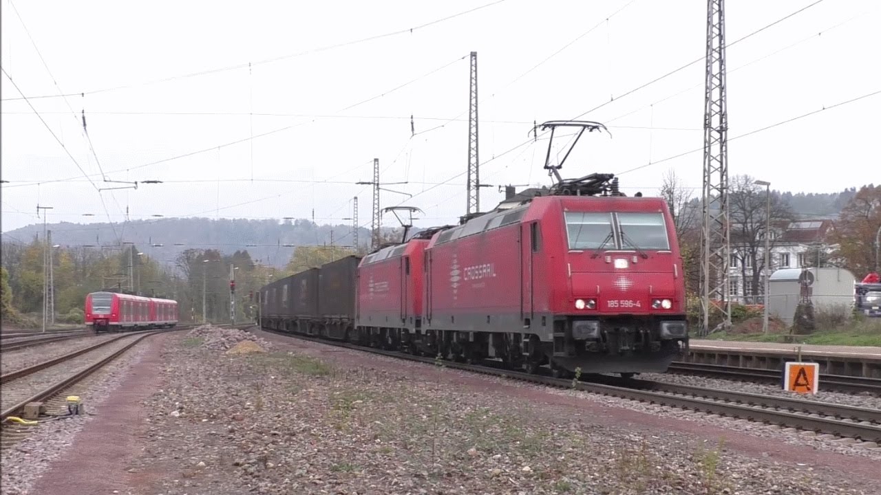 Züge in Merzig(Saar) [1] mit V100 BR203 BR185 BR189 und mehr