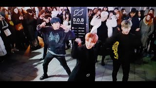 20191206. DOB💕. #17. LEE TAEYOUNG, PARK JIN. SUPERM 'JOPPING' COVER. MESMERIZING BUSKING.