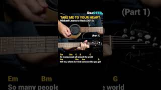 Take Me To Your Heart  Michael Learns To Rock guitar Chords Tutorial S Part 1 Shorts Reels