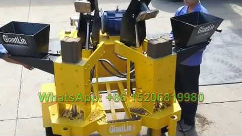 Hydraform M7MI Twin soil cement interlocking block making machine in Somali, Africa, ghana