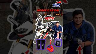 APACHE RTX300 MODIFICATION|ACCESSORIES INSTALLATION (PART-2) #growth  #shortsfeed #n160 #modified