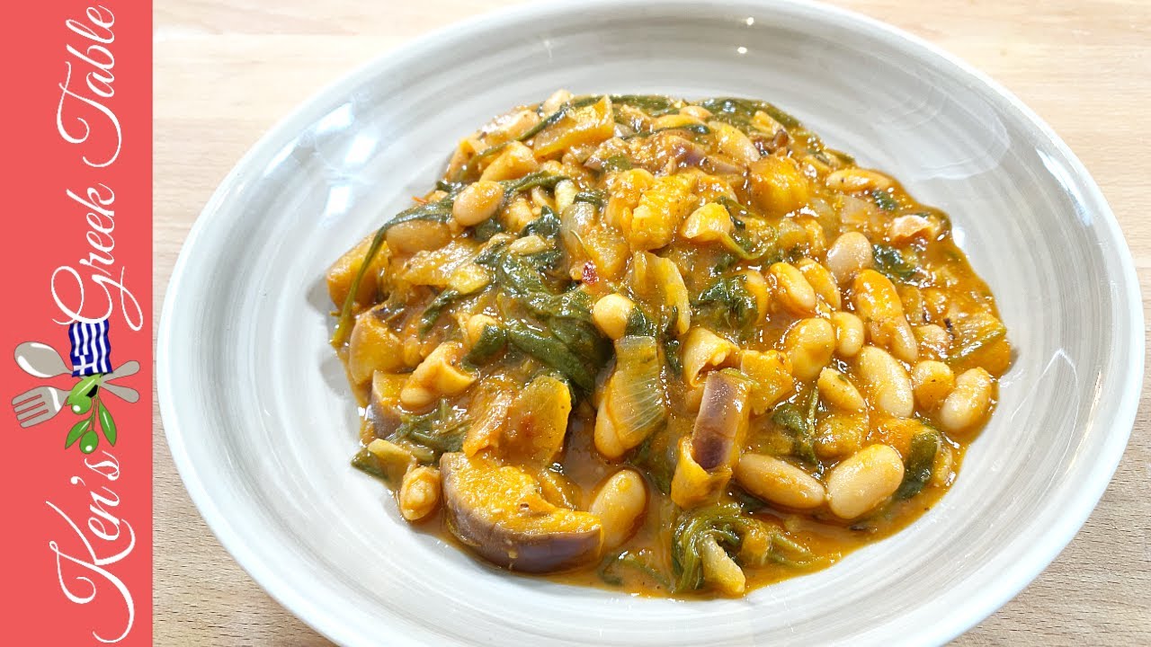 Bean & Spinach Stew   Ready in 30 Minutes   Ken Panagopoulos