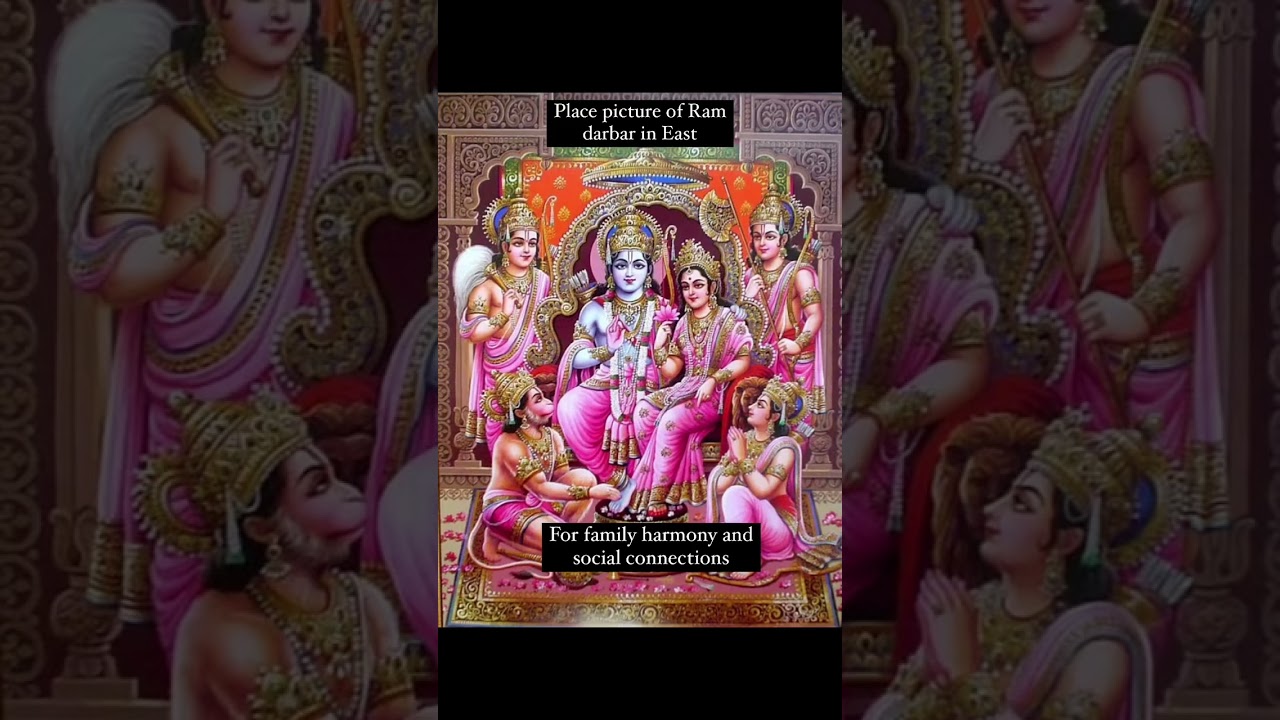 Place  picture of Ram Darbar on East wall