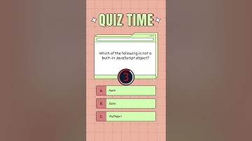 JavaScript Quiz Time