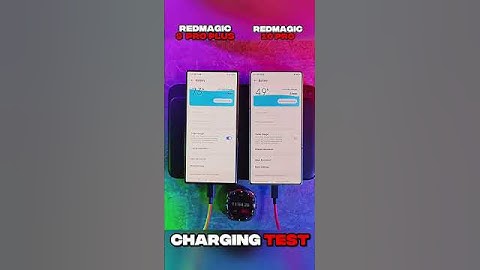 RED MAGIC PRO PLUS VS RED MAGIC 10 PRO🔋CHARGING TEST!!🪫#shorts
