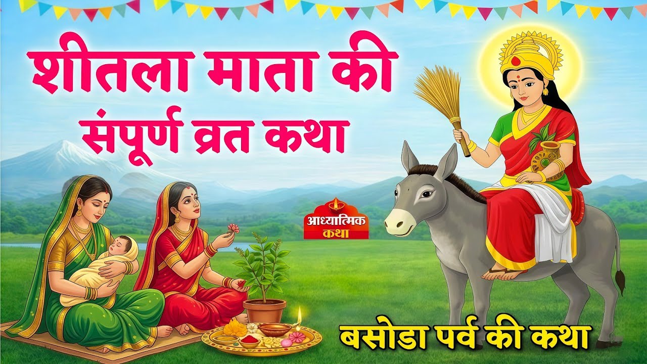 चैत्र मास शीतला माता व्रत कथा | ब्राह्मणी की गोद भरी | सच्ची पौराणिक कथा | Sheetla Mata Katha 