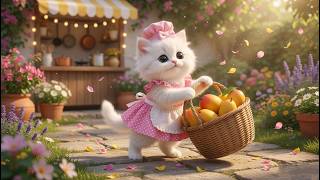 Mango Ice Cream Master Chef Kitten 🥭🍦😹👩🍳