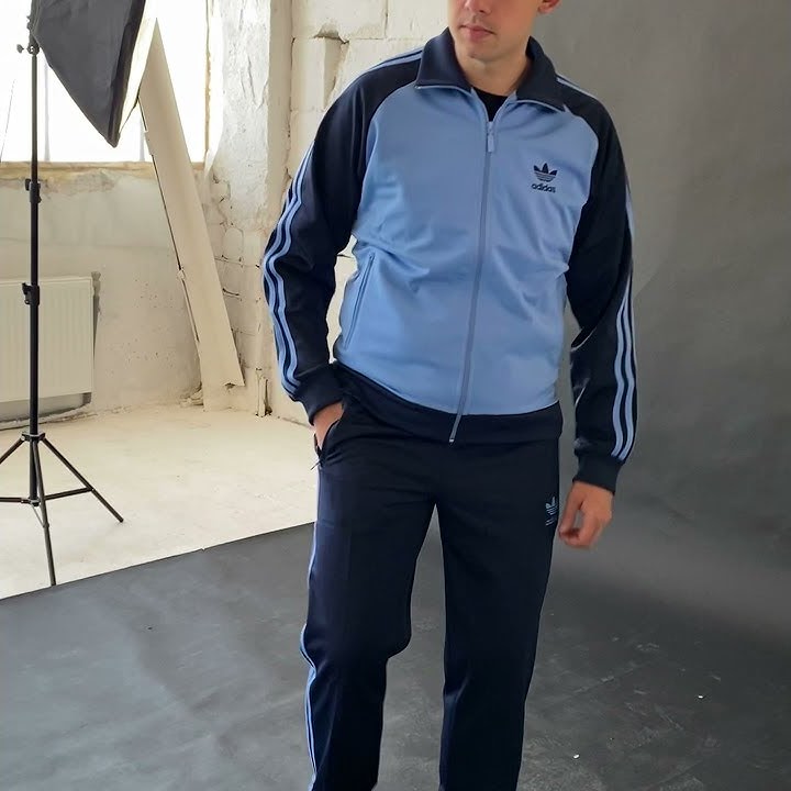 Мужской спортивный костюм адидас Тенис голубой Винтаж 90-х Adidas ...