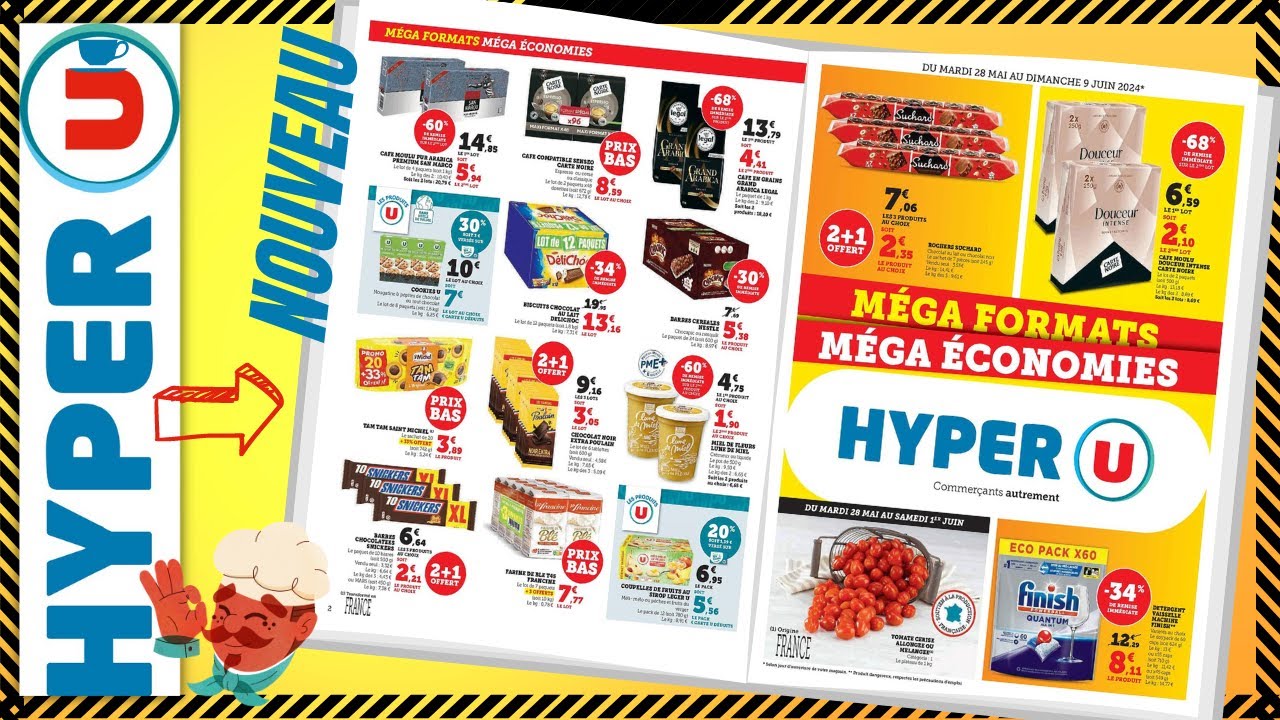catalogue HYPER U du 28 mai au 9 juin 2024 💛 MÉGA FORMATS MÉGA ...