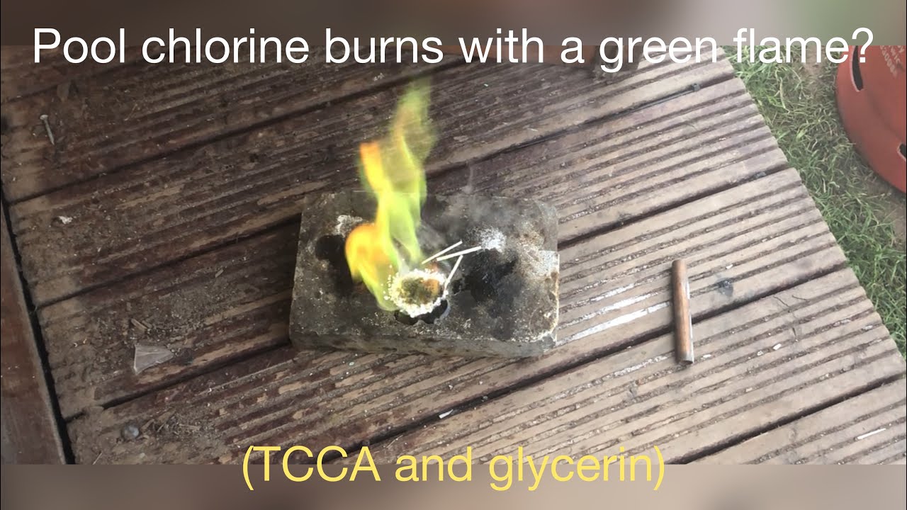 Can pool chlorine act as an oxidising agent for pyrotechnics? YouTube