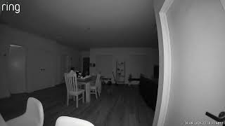 Ghost orb caught on camara- fast forward to 16 seconds look at roof flys across