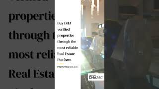 Buy DHA verified properties through the most reliable Real Estate Platform Properties DHA 360 #dha Buy DHA verified properties through the most reliable Real Estate Platform Properties DHA 360 #dha
