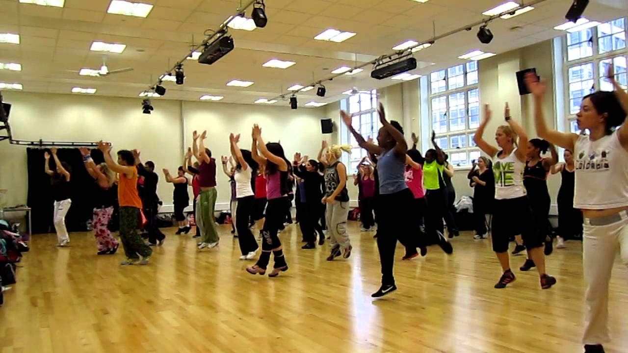 Zumba class at South Thames College