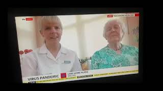 Sky News interview with RVC Brinsworth House staff - during Covid crisis 2020