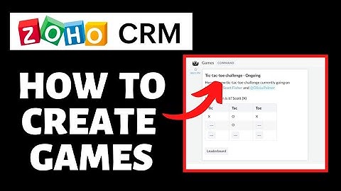 How To Create Games for Employees On Zoho CRM | Zoho CRM Tutorial