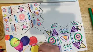4th Grade "Protractor Art"