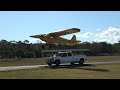 Cub landing on Chev Central Coast Airshow 2024
