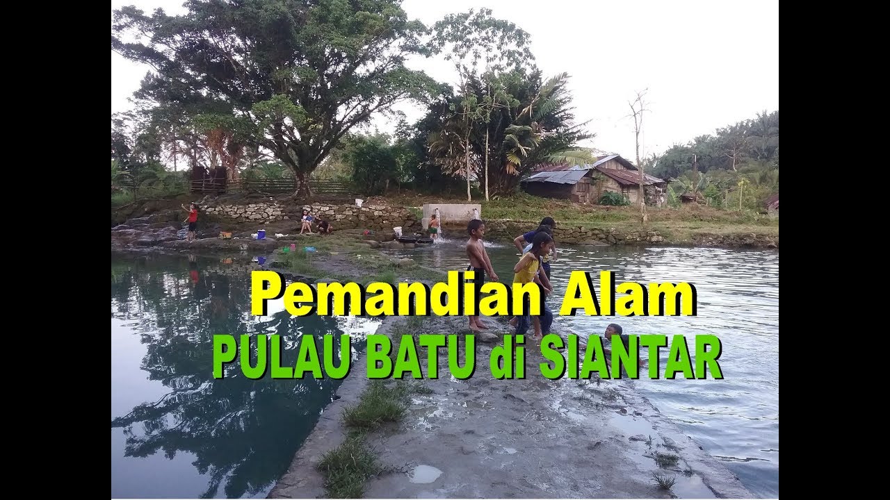 Wisata Pemandian Alam Pulau Batu di Siantar 