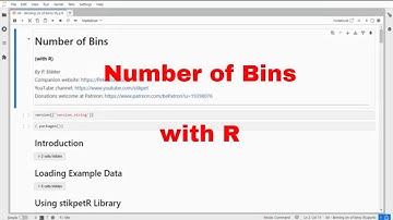 R - Number of Bins