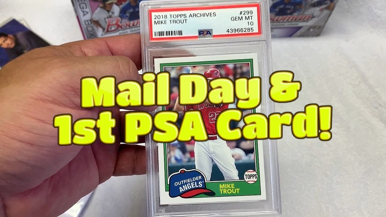 Mail Day & my 1st PSA Card! YouTube