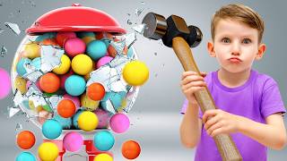 Machine à bonbons tombe en panne