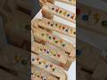 マーブルランレース☆連続くねくねスロープ&カラフルビー玉♪ #asmr #marblerun #haba