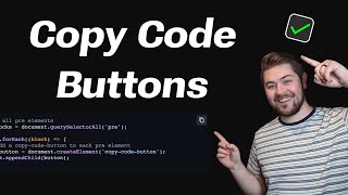 Add Copy To Clipboard Buttons To Code Blocks