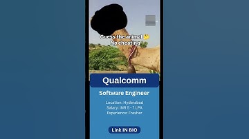 Qualcomm Software Engineer Jobs 2025 – Freshers Apply Now! #shorts #trendingshorts #ytshorts