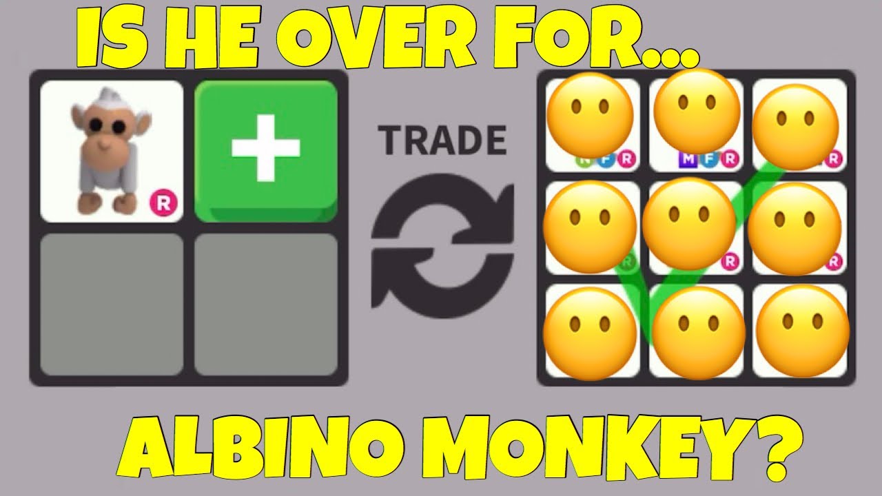 Wait!  Is He Over For My Albino Monkey?