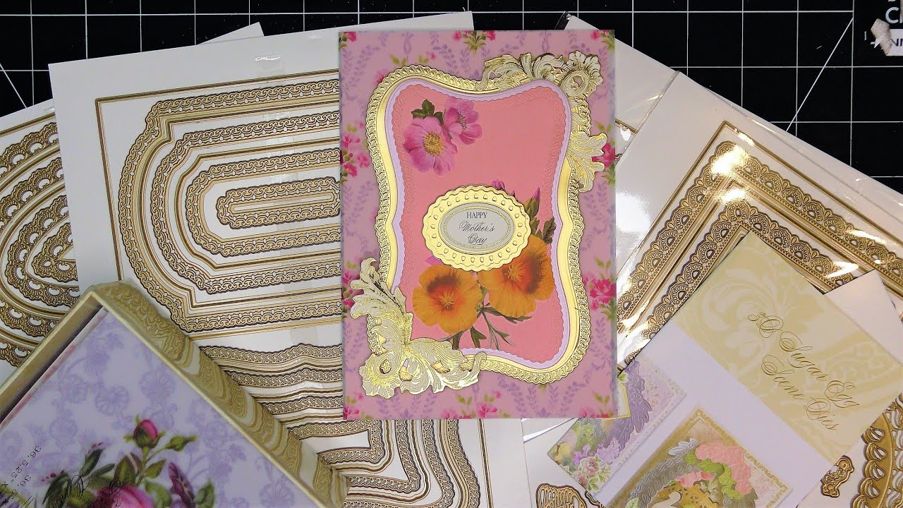 Anna Griffin "3D Cardcentric Compendium" Dies and "Celebration Floral