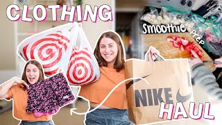 New Workout Clothes *haul &amp; try on* | Prepping 40+ Smoothies for the Month