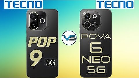 Tecno Pova 6 Neo 5G VS Tecno Pop 9 5G | Tecno Pop 9 5G VS Tecno Pova 6 Neo 5G | Tecno Pop 9 Series