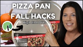 Brilliant Ways To Use Pizza Pans For Fall/Dollar Tree Pizza Pan Hacks