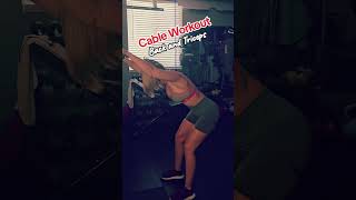 SIMPLE WORKOUT. Back & Triceps #strengthtraining #womensfitness