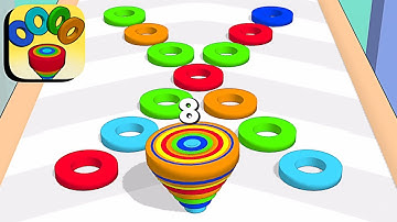 Rolling Stack 3D ​- All Levels Gameplay Android,ios (Levels 5-8)