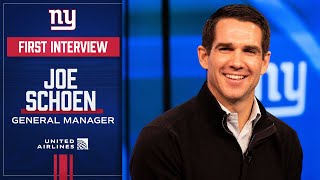 Joe Schoen's FIRST Interview as Giants GM