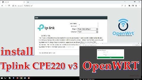 Install TPlink CPE220 v3 Openwrt