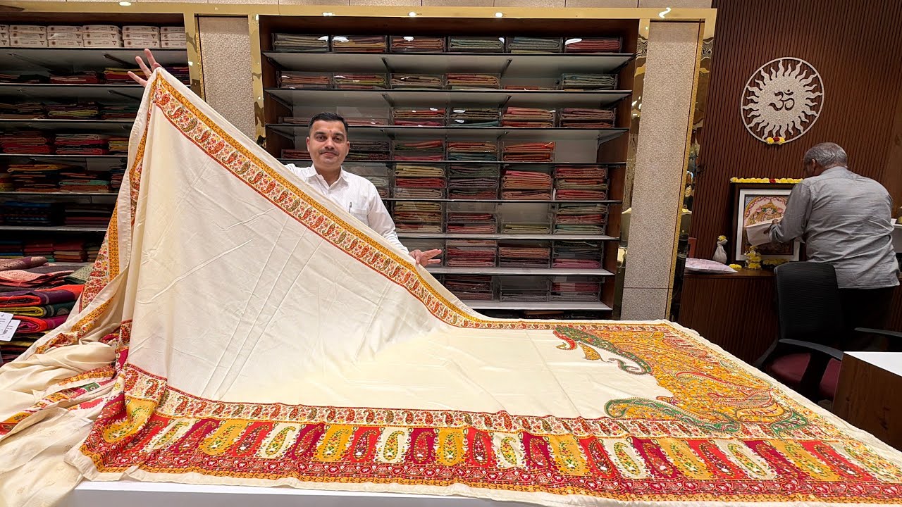 JUST BEAUTIFUL😍Bangalore Wholesale Fancy Sarees, Tussar Silk & Semi Crepe Sarees with Free Shipping.