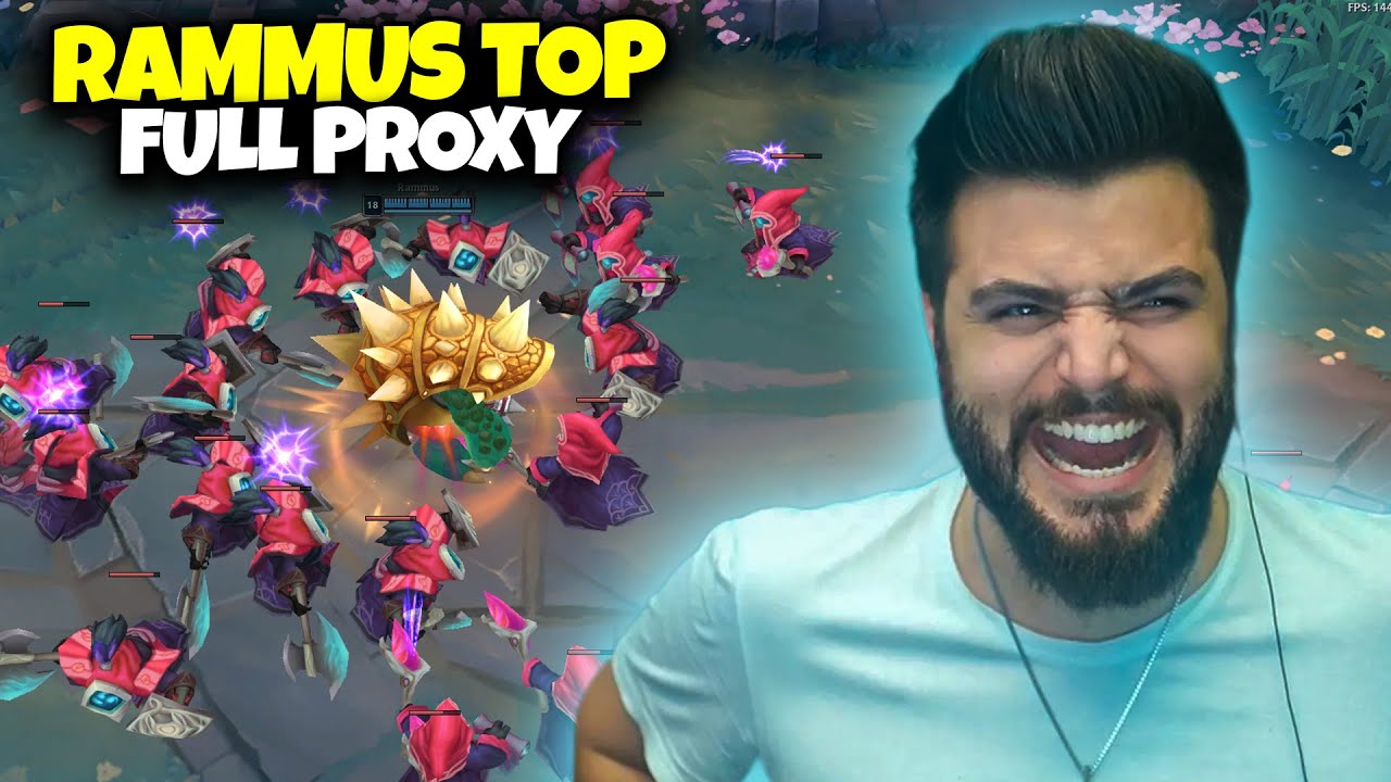 Proxy Rammus Top Lane Herkes Beni Kovalıyor 😂