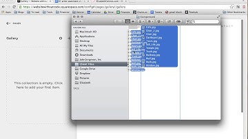 Creating the site framework on squarespace 7