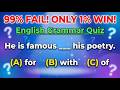 Only 1% Can Score 20/20 in This English Grammar Quiz!