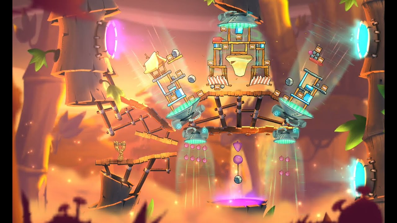 Unlock Levels 501-503 Hard Level Angry Birds 2 Bamboo Forest Gravity Grove Part 1