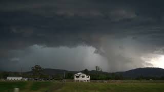 Helidon Supercell With Hail That Damaged Esk Queensland Australia